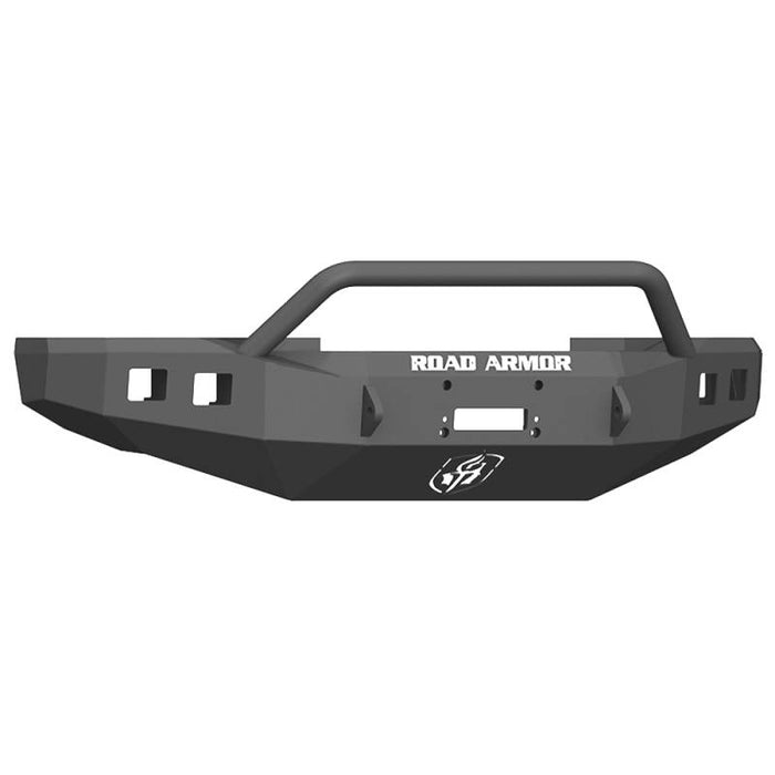 Road Armor 617F4B Stealth Winch Front Bumper w/ Pre-Runner Guard and Square Light Holes for Ford F250/F350 2017-2022