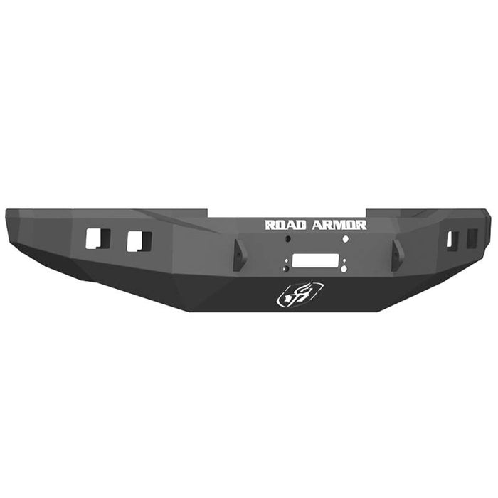 Road Armor 61740B Stealth Winch Front Bumper w/ Square Light Holes for Ford F450/F550 2017-2018