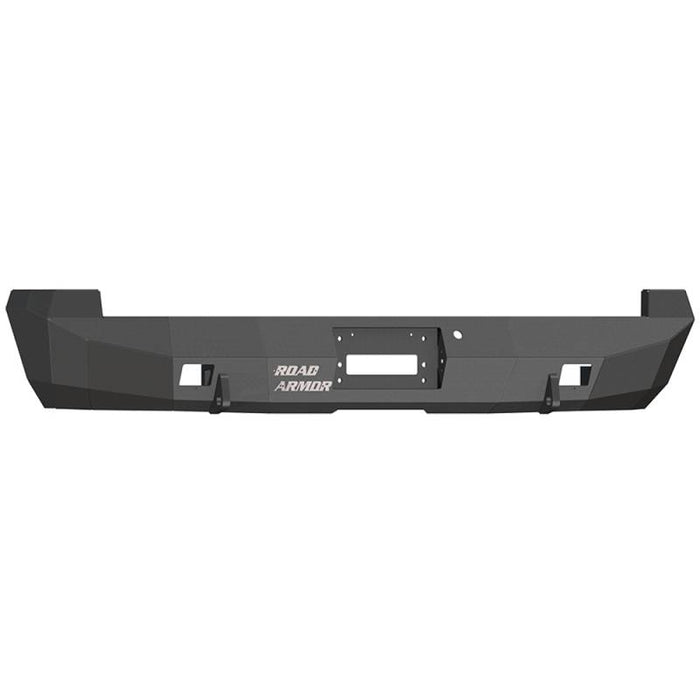 Road Armor 34200B Stealth Winch Rear Bumper for Chevy Silverado and GMC Sierra 2500HD/3500 2000-2006