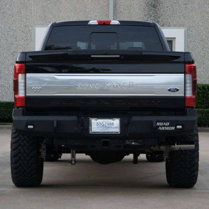 Road Armor 617RRB Stealth Winch Rear Bumper for Ford F250/F350/F450/F550 2017-2022