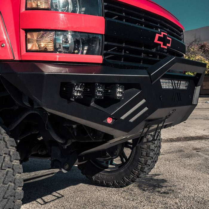 Road Armor 3152XF0B Spartan Non-Winch Front Bumper for Chevy Silverado 2500HD/3500 2015-2019