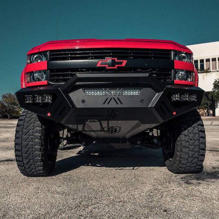 Road Armor 3152XF0B Spartan Non-Winch Front Bumper for Chevy Silverado 2500HD/3500 2015-2019