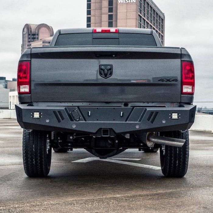 Road Armor 4102XR0B Spartan Non-Winch Rear Bumper for Dodge Ram 2500/3500 2010-2018