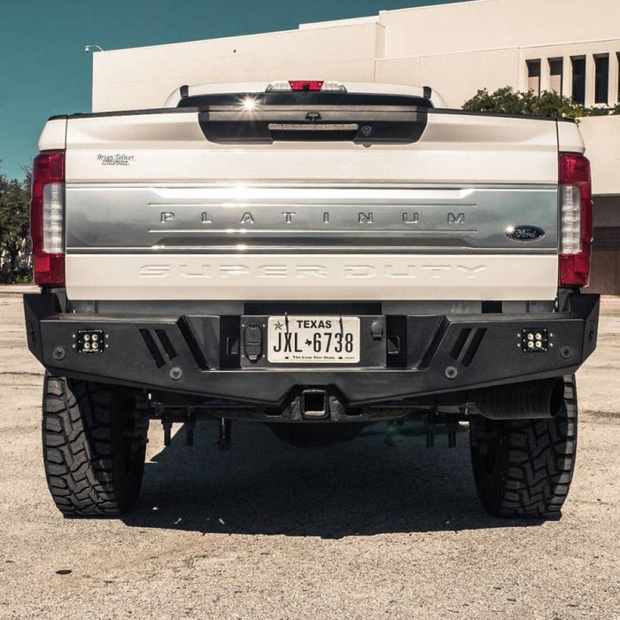 Road Armor 6172XR0B Spartan Non-Winch Rear Bumper for Ford F250/F350/F450 2017-2022