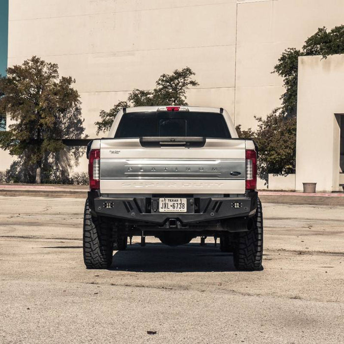 Road Armor 6172XR0B Spartan Non-Winch Rear Bumper for Ford F250/F350/F450 2017-2022