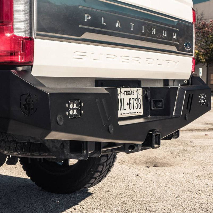 Road Armor 6172XR0B Spartan Non-Winch Rear Bumper for Ford F250/F350/F450 2017-2022