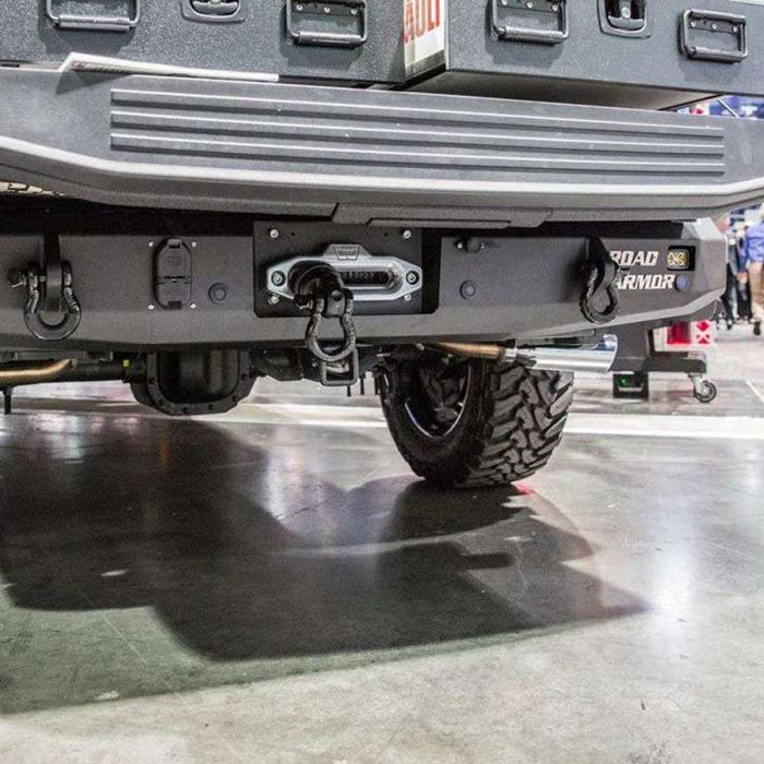 Road Armor 61600B Stealth Winch Rear Bumper for Ford F150 2015-2017
