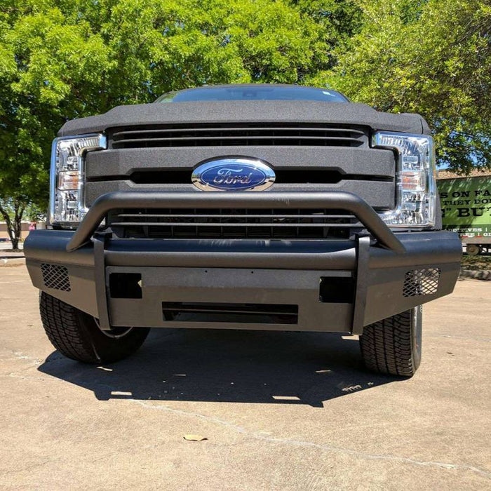 Road Armor 617VF4B Vaquero Non-Winch Front Bumper w/ Pre-Runner Guard for Ford F250/F350 2017-2022