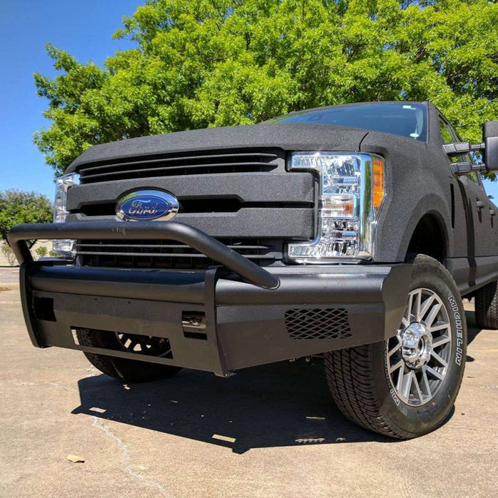 Road Armor 617VF4B Vaquero Non-Winch Front Bumper w/ Pre-Runner Guard for Ford F250/F350 2017-2022