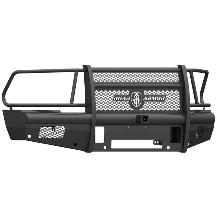 Road Armor 410VF26B Vaquero Non-Winch Front Bumper w/ Full Guard and 2" Receiver for Dodge Ram 2500/3500/4500/5500 2010-2018