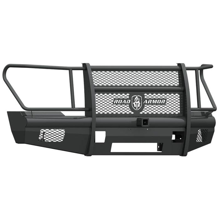 Road Armor 611VF26B Vaquero Non-Winch Front Bumper w/ Full Guard and 2" Receiver for Ford F250/F350/F450 2011-2016