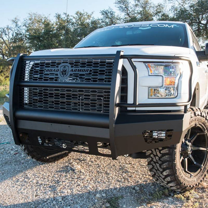 Road Armor 615VF6B Vaquero Non-Winch Front Bumper w/ Full Guard for Ford F150 2015-2017