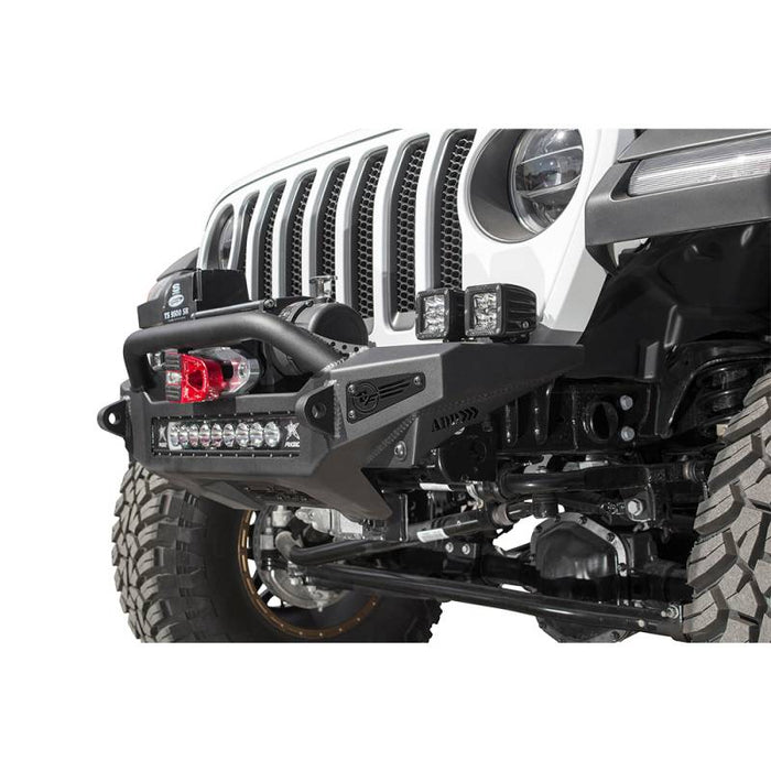 ADD F964902080103 Rock Fighter Winch Front Bumper w/ Pre-Runner for Jeep Wrangler JL 2018-2022