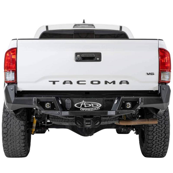 ADD R681241280103 Stealth Fighter Rear Bumper w/ Backup Sensors for Toyota Tacoma 2016-2023