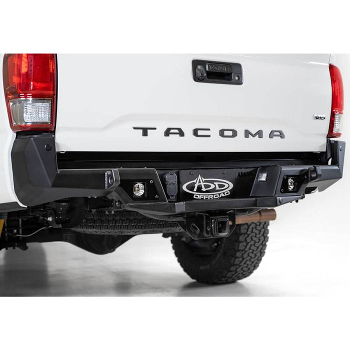 ADD R681241280103 Stealth Fighter Rear Bumper w/ Backup Sensors for Toyota Tacoma 2016-2023