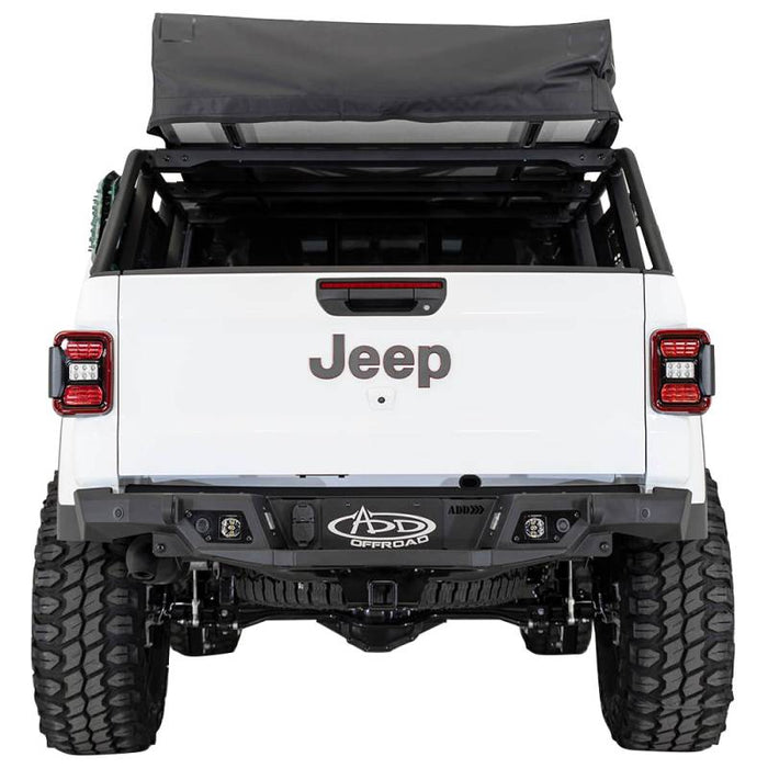 ADD R971241280103 Stealth Fighter Rear Bumper w/ Backup Sensors for Jeep Gladiator JT 2020-2022