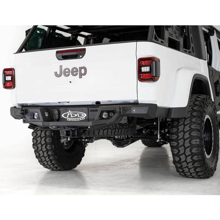 ADD R971241280103 Stealth Fighter Rear Bumper w/ Backup Sensors for Jeep Gladiator JT 2020-2022