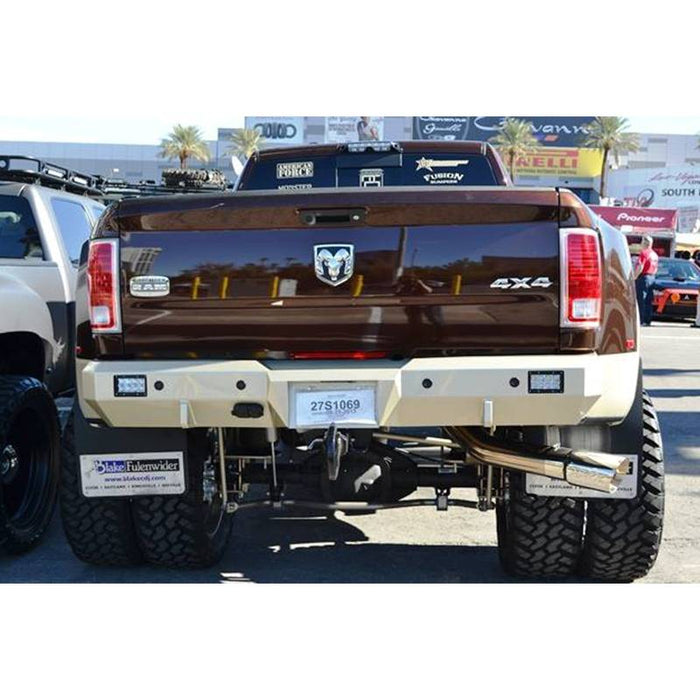 Fusion 09171500RMRB Rear Bumper w/out Sensor Holes for Dodge Ram 1500 2009-2018