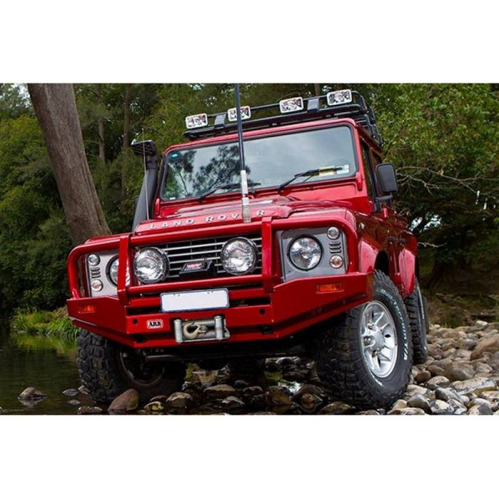 ARB 3432090 Deluxe Winch Front Bumper w/ Bull Bar for Land Rover Defender 90 1994-1997