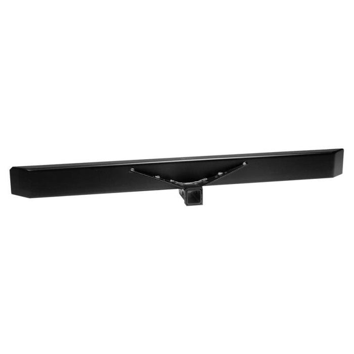 Warrior 495 Standard Rear Bumper w/ 2" Receiver for Jeep Wrangler TJ/LJ 1997-2006 - Black Powder Coat