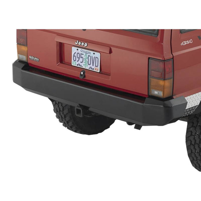 Warrior 562 Rock Crawler Rear Bumper for Jeep Cherokee XJ 1984-1996 - Black Powder Coat