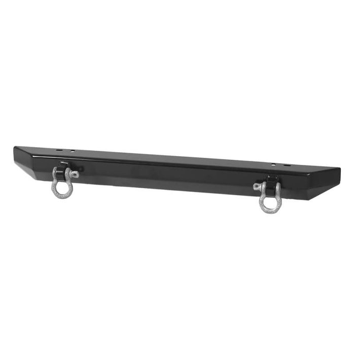 Warrior 571 Rock Crawler Front Bumper w/ D-Rings Mount for Jeep Wrangler TJ/LJ 1997-2006 - Black Powder Coat