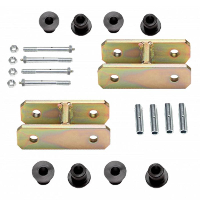 Warrior 13192 0.5" Lift Greaseable Leaf Spring Shackle Kit for Jeep CJ5 1955-1975