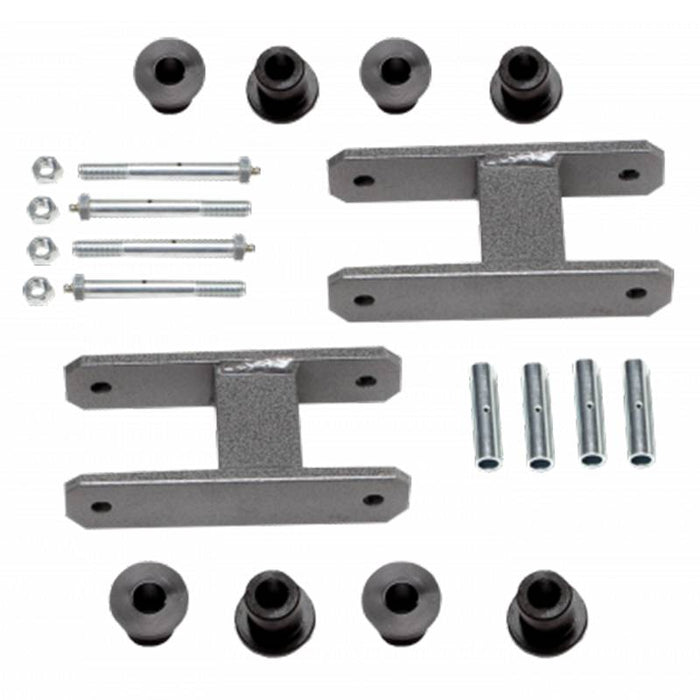 Warrior 13230 1.25" Lift Greaseable Leaf Spring Shackle Kit for Jeep Wrangler YJ 1987-1996