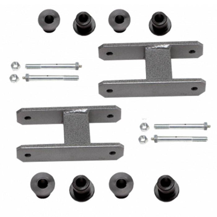 Warrior 13360 0" Lift Greaseable Leaf Spring Shackle Kit for Jeep CJ5/CJ7 and Suzuki Samurai 1976-1995