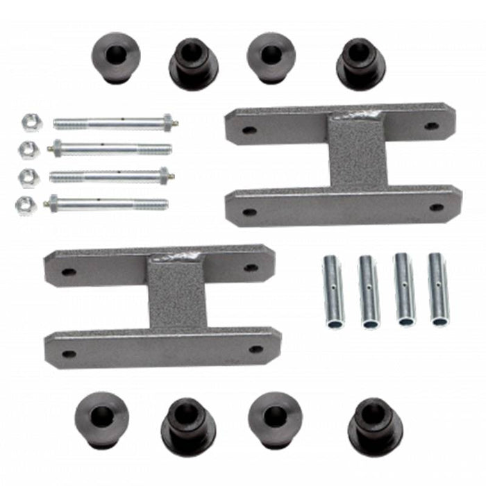 Warrior 13460 2.5" Lift Greaseable Leaf Spring Shackle Kit for Jeep CJ5 1955-1975