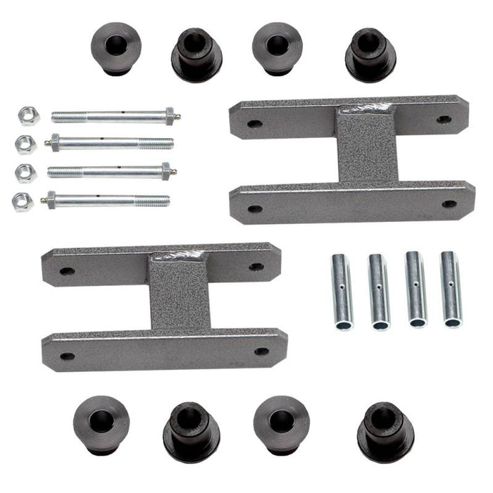 Warrior 17120 1.5" Lift Greaseable Leaf Spring Shackle Kit for Jeep CJ5/CJ7 and Suzuki Samurai 1976-1995