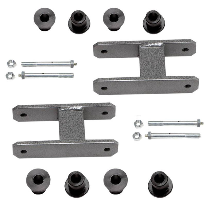 Warrior 17200 0.5" Lift Greaseable Leaf Spring Shackle Kit for Jeep CJ5/CJ7 1976-1986