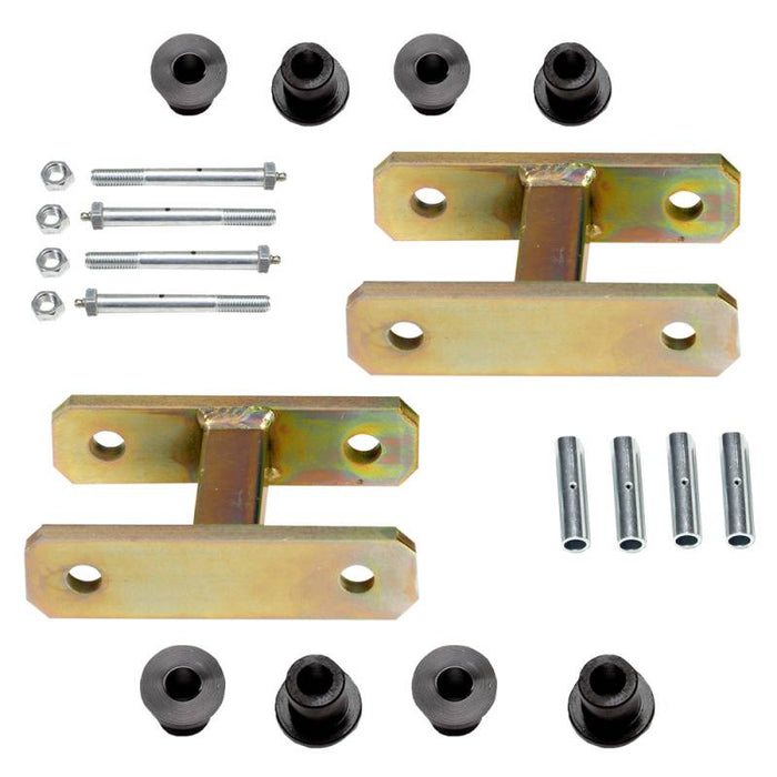 Warrior 17212 0.5" Lift Greaseable Leaf Spring Shackle Kit for Jeep CJ5/CJ7 and Suzuki Samurai 1976-1995