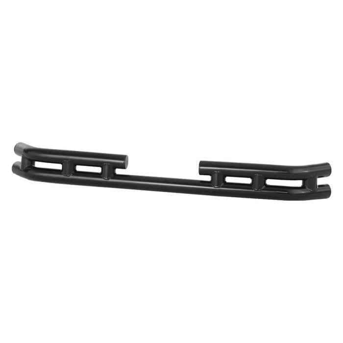 Warrior 51510 Double Tube Rear Bumper for Jeep CJ7/CJ8 1976-1986 - Black Powder Coat