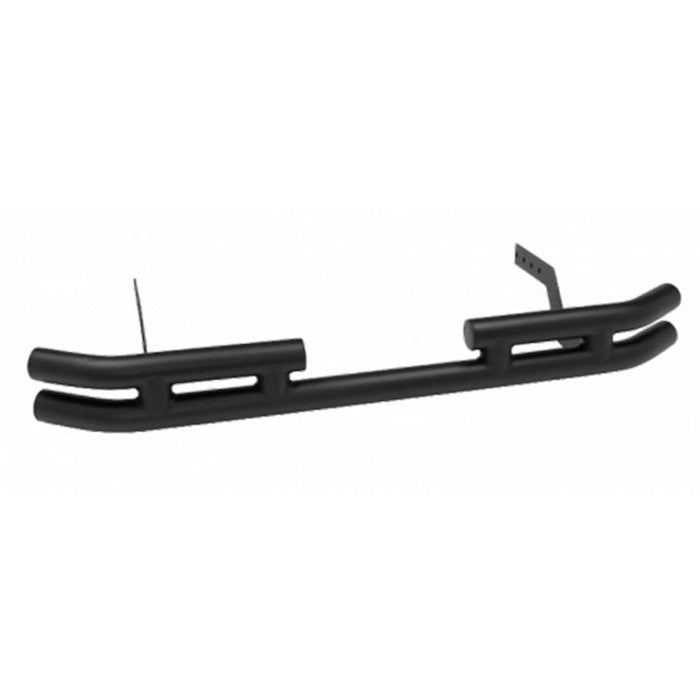 Warrior 53200 Double Tube Rear Bumper for Toyota Pickup 1979-1995 - Black Powder Coat