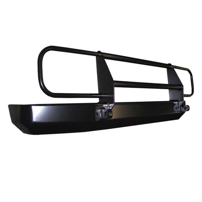 Warrior 56051 Rock Crawler Front Bumper w/ Brush Guard and D-Rings Mount for Jeep Cherokee XJ 1984-2001 - Black Powder Coat