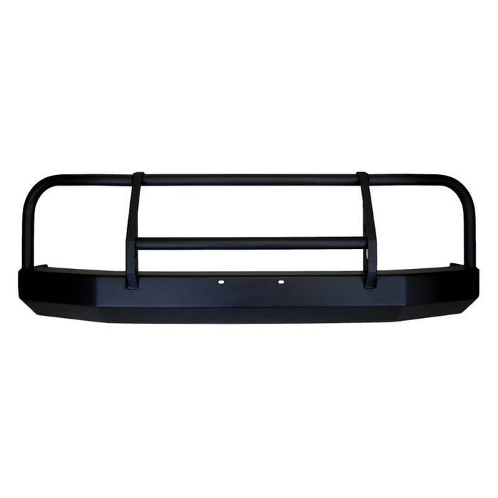 Warrior 56060 Contour Front Bumper w/ Brush Guard for Jeep Cherokee XJ 1984-2001 - Black Powder Coat