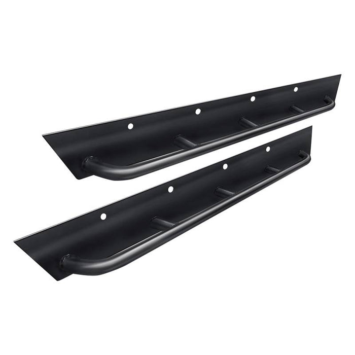 Warrior 91895 Rock Sliders w/ Step Bar for Jeep Wrangler LJ 2004-2006 - Black Powder Coat