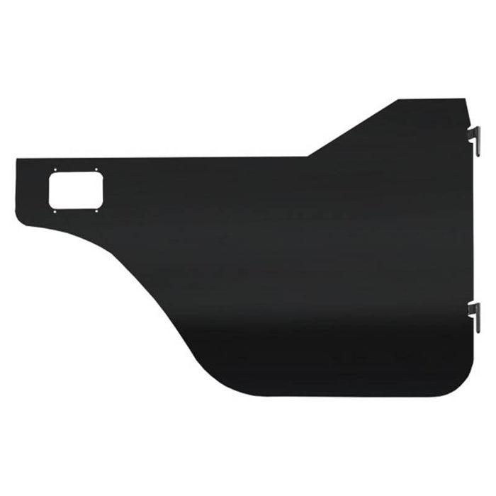 Warrior S905DOOR Half Door w/ Rotary Style Paddle for Jeep CJ5 1976-1983 - Black Powder Coat