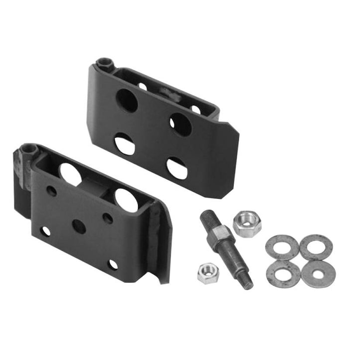 Warrior 1730 Front U-Bolt Skid Plate w/ Sway Bar for Jeep CJ5/CJ7/CJ8 1976-1981 - Black Powder Coat