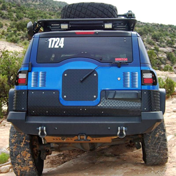 Warrior 3965 LED Tail Lights for Toyota FJ Cruiser 2007-2014 - Black Powder Coat