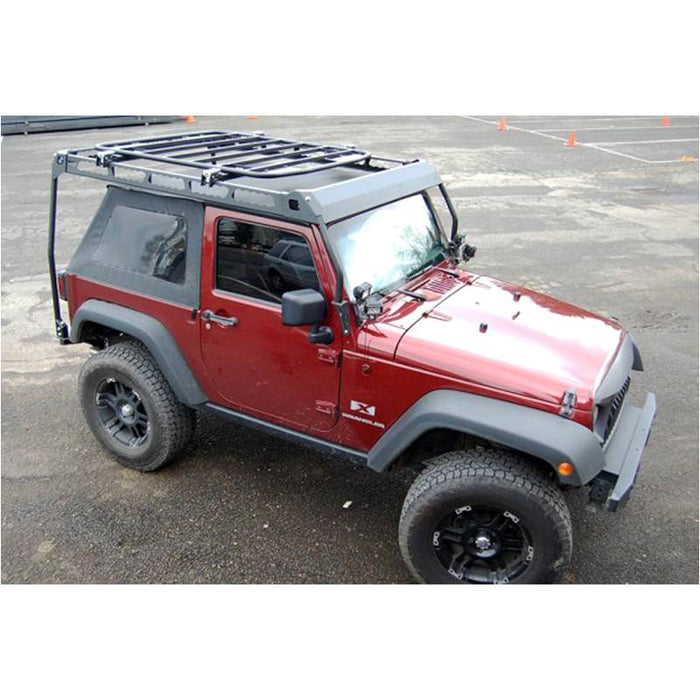 Warrior 10982 MOD Rack for Jeep Wrangler JK 2007-2018 - Black Powder Coat