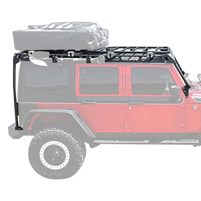 Warrior 10984 MOD Rack for Jeep Wrangler JK 2007-2018 - Black Powder Coat