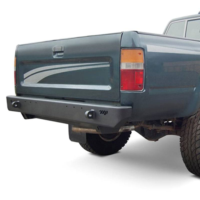 Warrior 53556 Rear Bumper for Toyota Pickup 1989-1995 - Black Powder Coat