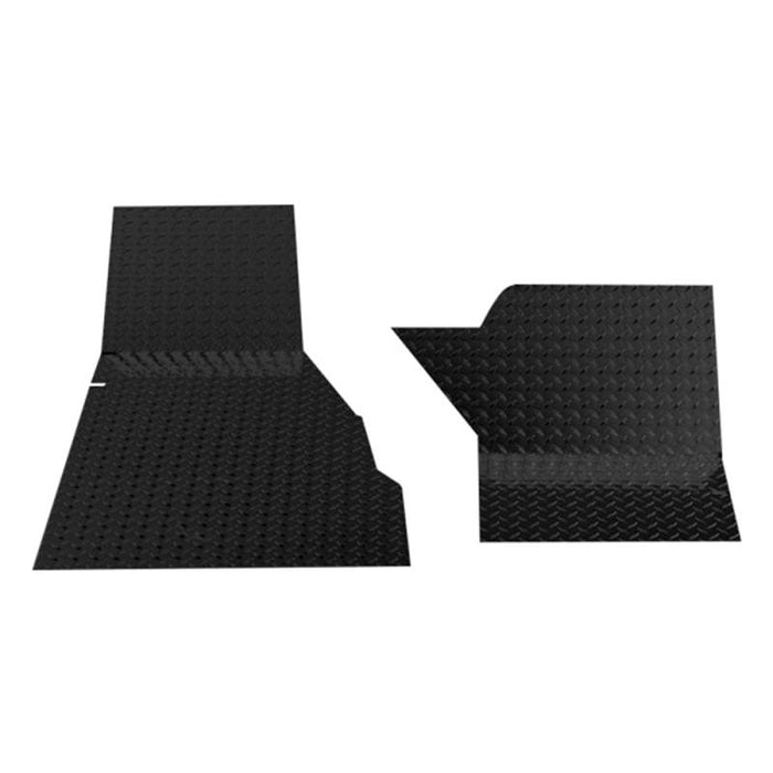 Warrior 902BRDPC Floor Board Overlay for Jeep CJ5 1955-1975 - Black Powder Coat