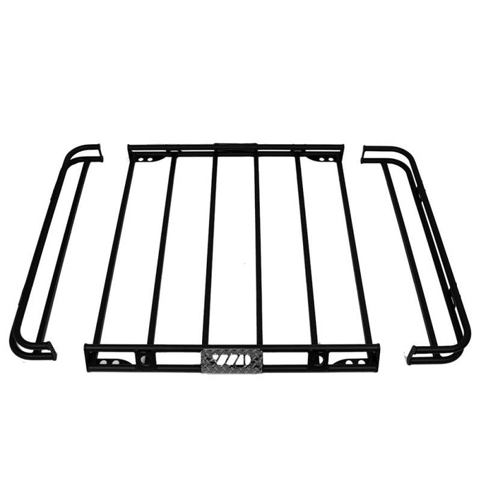 Warrior 887 Renegade Roof Rack System for Jeep Wrangler JK 2007-2018 - Black Powder Coat