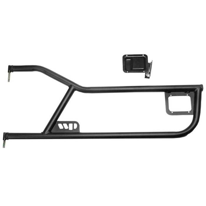 Warrior 90771 Adventure Tube Doors w/ Paddle Handles for Jeep Wrangler YJ 1987-1996 - Black Powder Coat