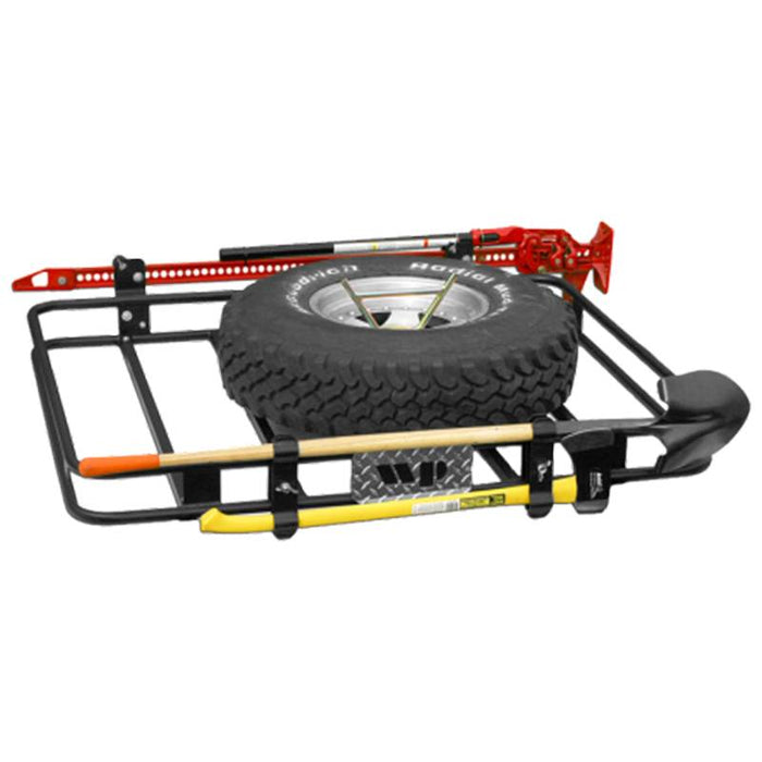 Warrior 854 Safari Roof Rack Basket - Black Powder Coat