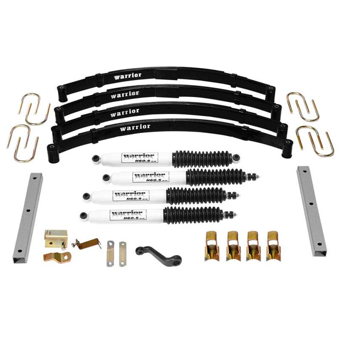 Warrior 30620 2" Lift Kit w/ Shocks for Jeep Wrangler YJ 1987-1996