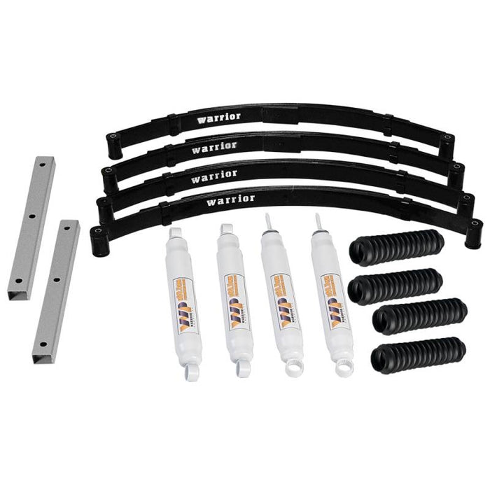 Warrior 30631 3" Economy Lift Kit w/ Shocks for Jeep Wrangler YJ 1987-1996